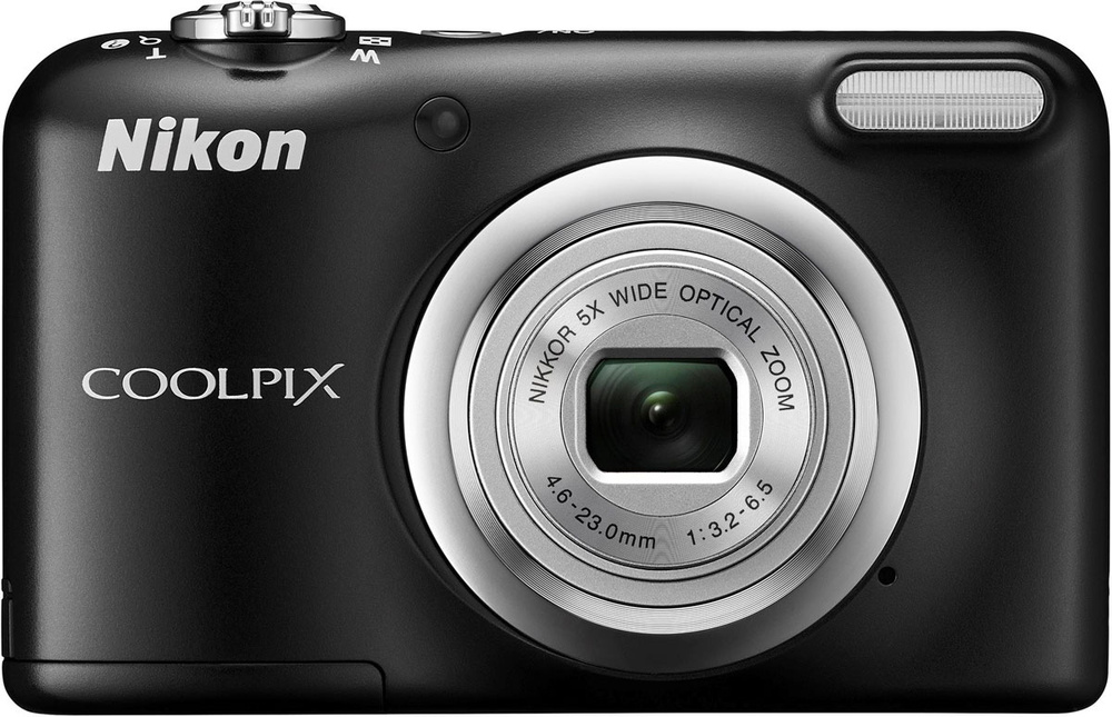 Nikon Компактный фотоаппарат Nikon CoolPix A10 цифровая фотокамера, черный  #1
