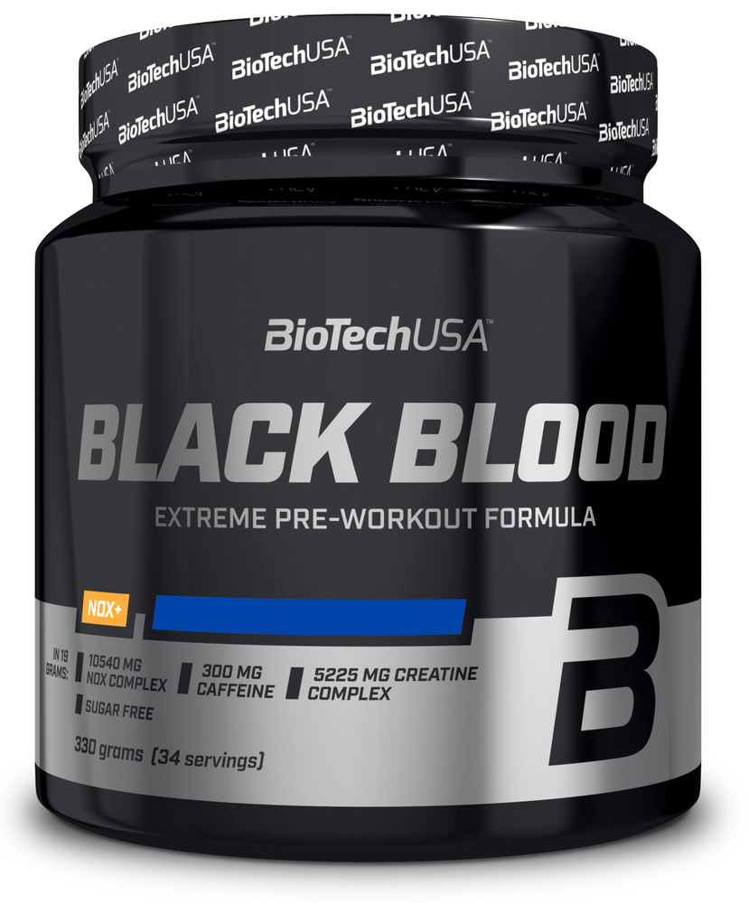 Предтренировочный комплекс BiotechUSA Black Blood NOX+ 330 г тропические фрукты  #1