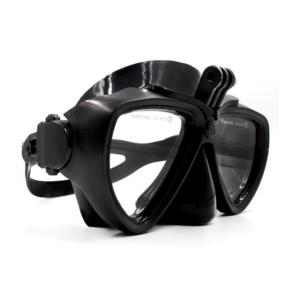 Подводная маска с креплением под экшн-камеру GoPro, DJI, Eken, SJCam, Xiaomi  #1