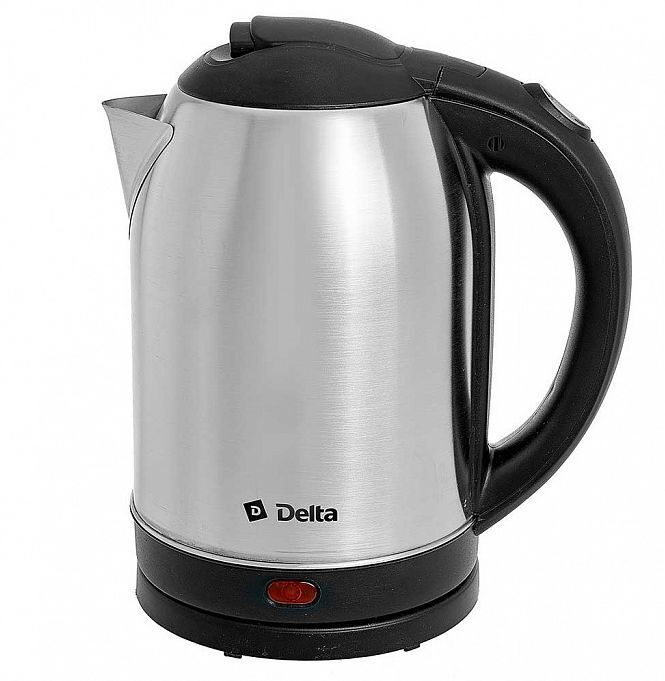 Чайник электрический DELTA DL-1329 нерж.: 1500 Вт, 2л #1
