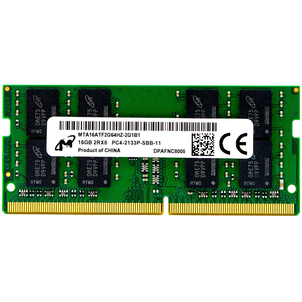 Micron Оперативная память SODIMM DDR4 16GB PC17000 2133МГц MICRON MTA16ATF2G64HZ-2G1B1 1x16 ГБ (MTA16ATF2G64HZ-2G1B1) #1