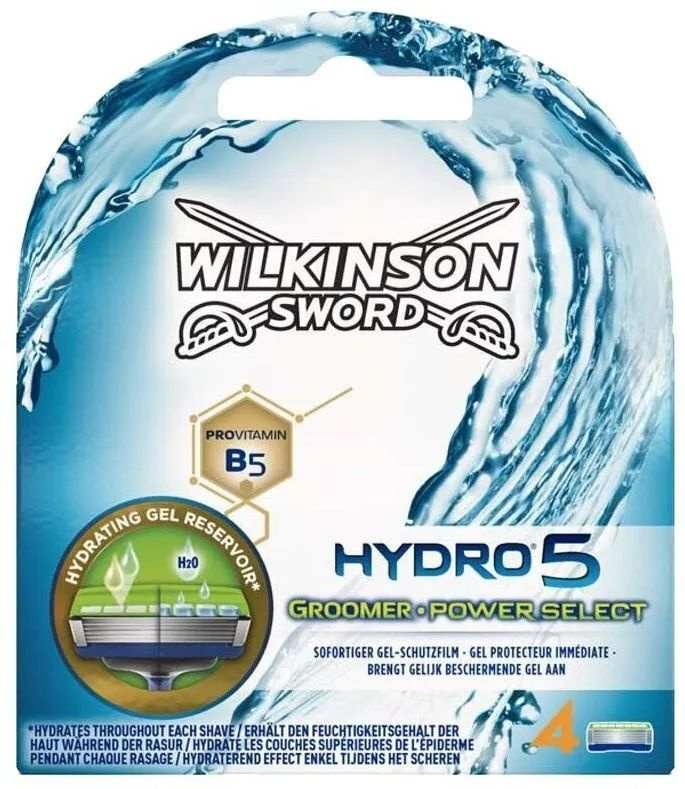 Wilkinson Sword Hydro5 Groomer Power Select - Сменные кассеты 4 шт. #1