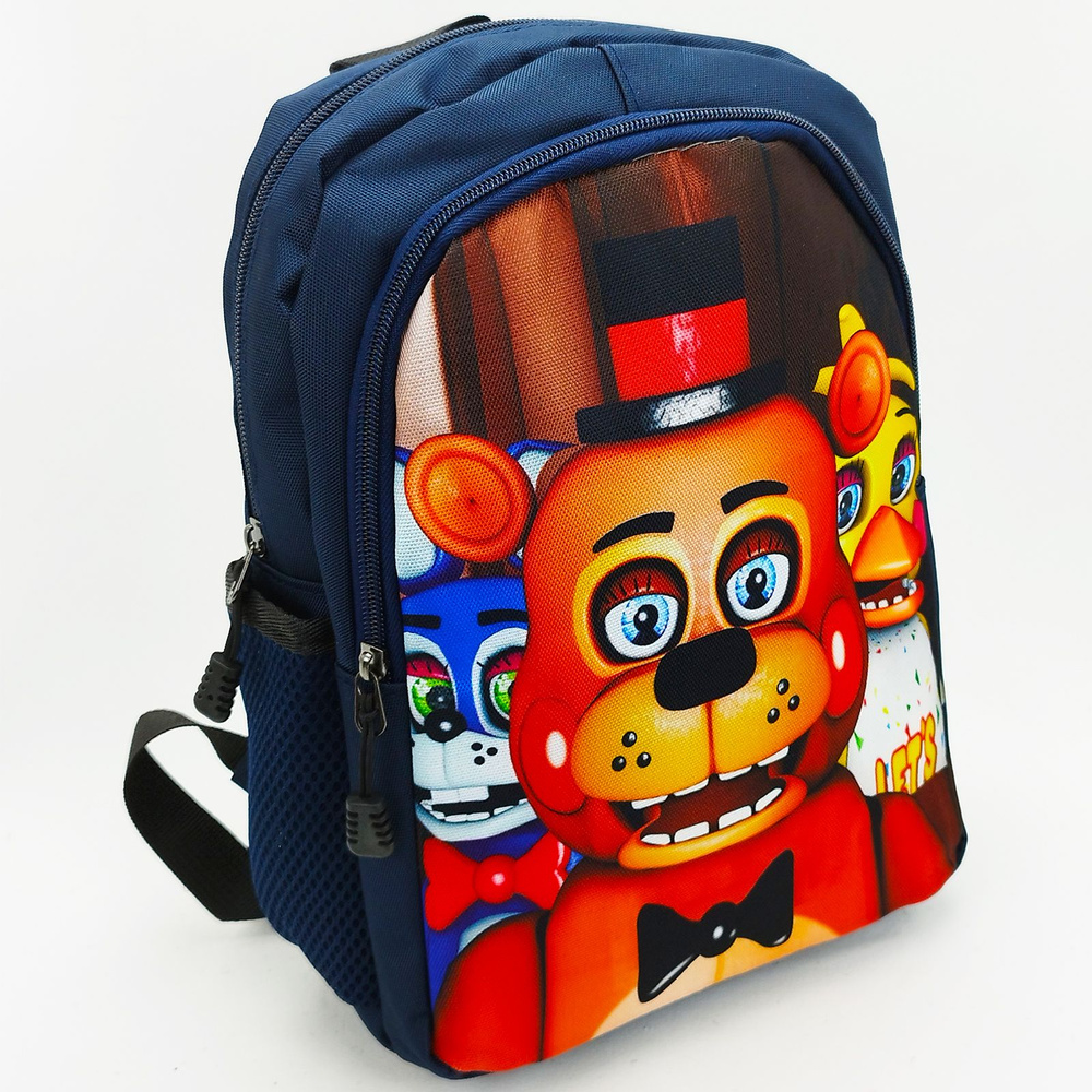 Рюкзак детский Фредди Animatronics, цвет - тёмно-синий / Дошкольный рюкзачок для мальчика и для девочки #1
