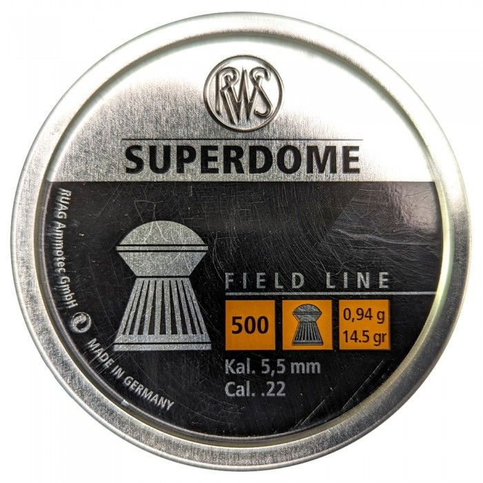 Пули для пневматики RWS Superdome 5,5 мм 0,94 г (500 шт) #1