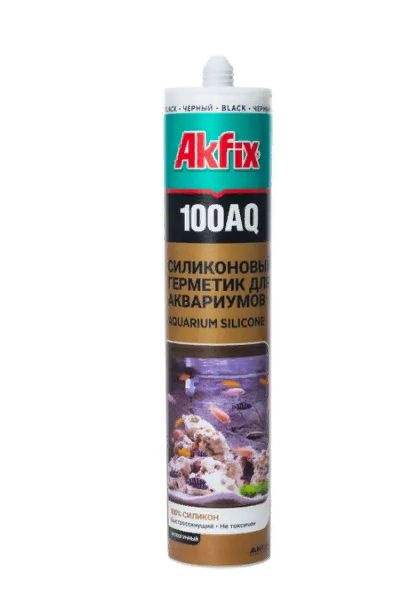 Akfix 100AQ Аквариумный силикон, 280 мл. Прозрачный #1