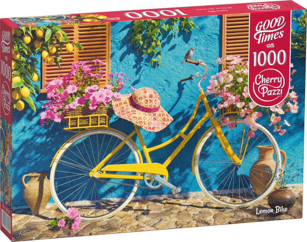 Cherry PazzI Пазл Желтый велосипед 1000 деталей #1