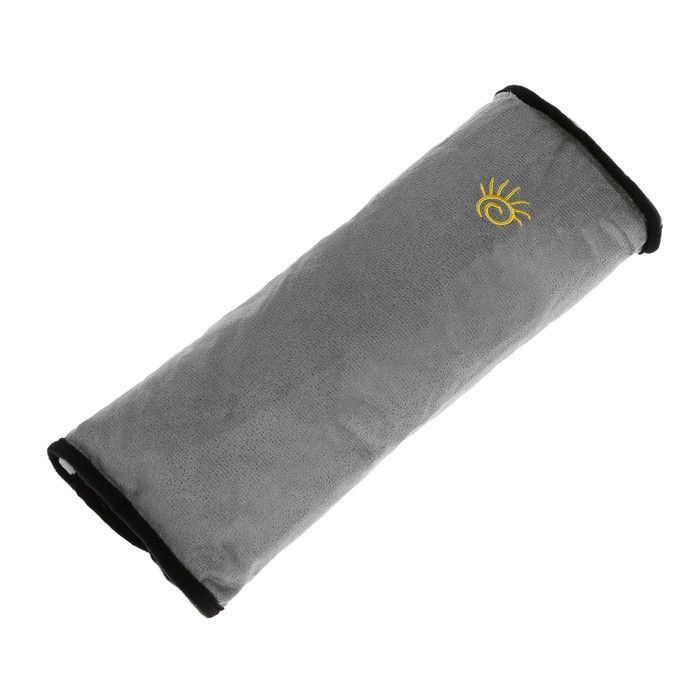 Накладная подушка на ремень безопасности, 28 см, серая #1