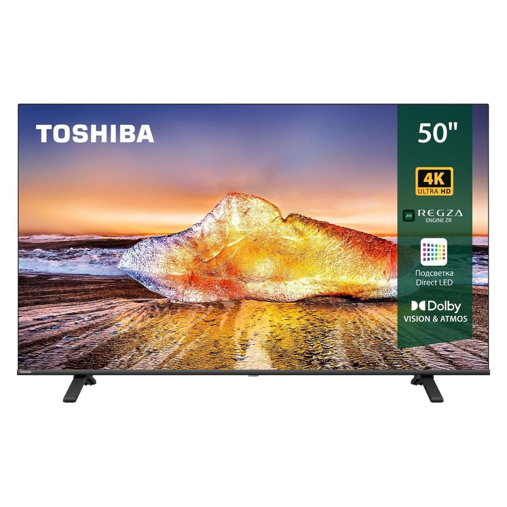 Toshiba Телевизор 50" 4K UHD, черный #1