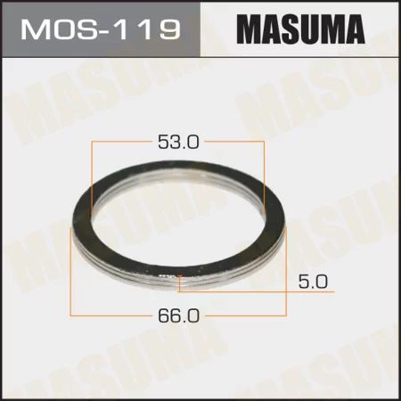 Masuma Прокладка глушителя, арт. MOS-119, 1 шт. #1