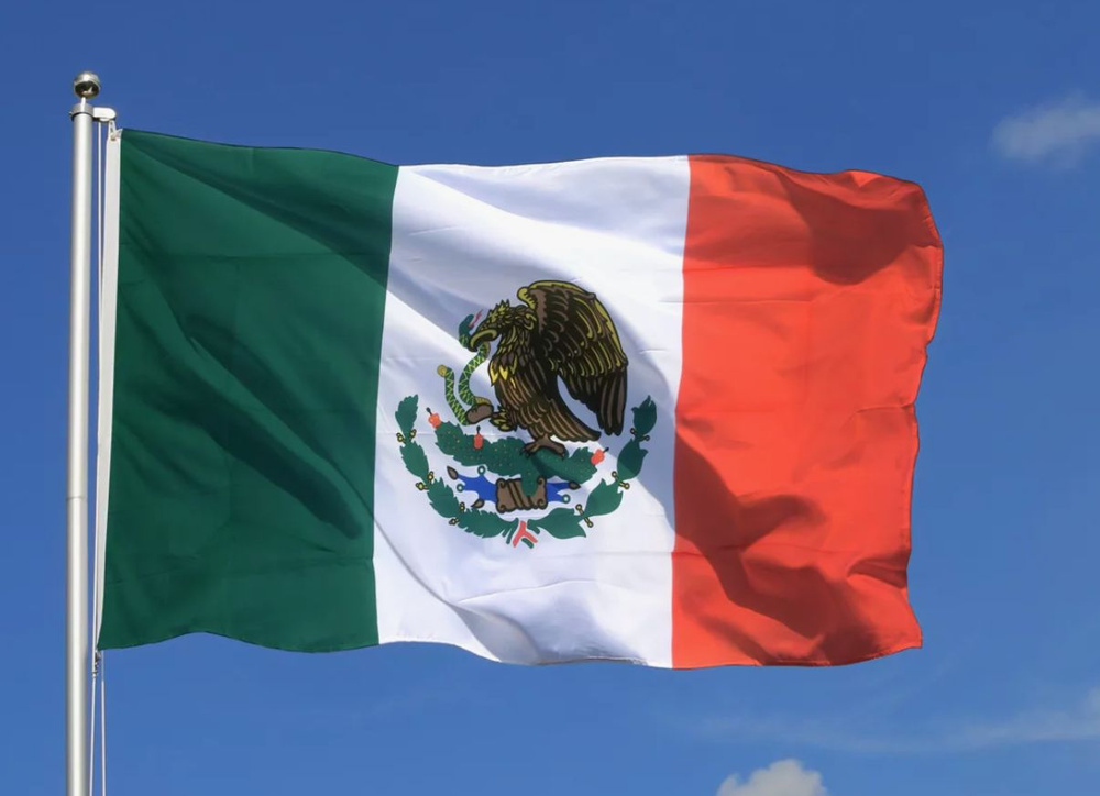 Флаг Мексики 70х105 см с люверсами #1