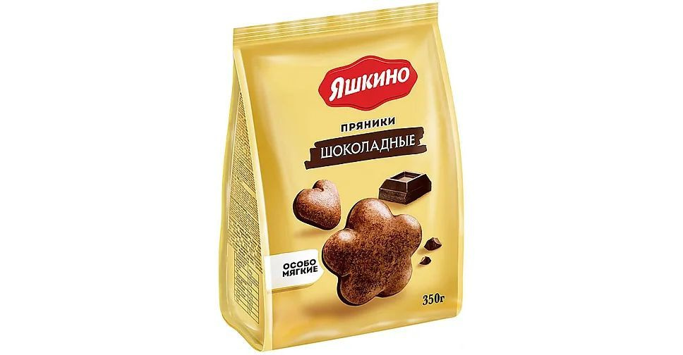 Пряники ''Яшкино'' шоколадные 350 гр #1