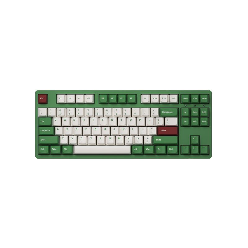 AKKO Игровая клавиатура проводная Matcha Red Bean, (V3 Cream Yellow), Английская раскладка, зеленый  #1
