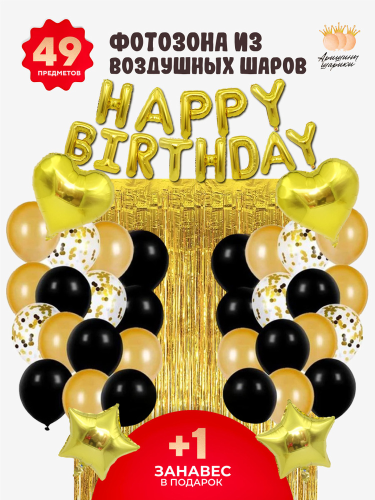 Воздушные шары декор на день рождения #1