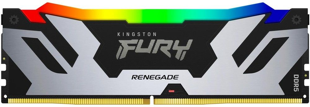 Kingston Оперативная память Модуль памяти 32GB KF564C32RSA-32 DDR5 6400 FURY Renegade Silver/Black RGB #1