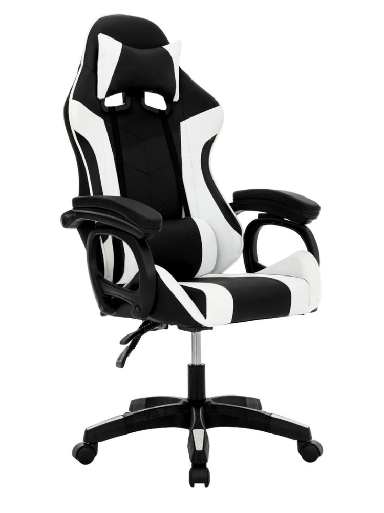 NXTeam Игровое компьютерное кресло, черно-белый 14 #1