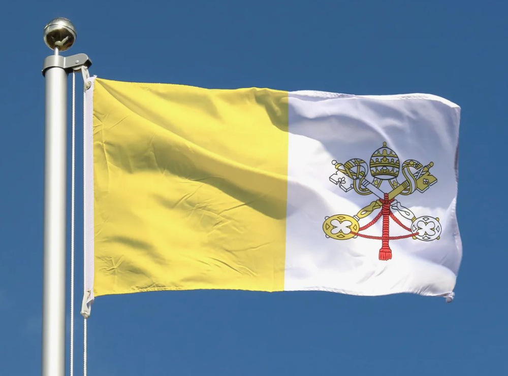 Флаг Ватикана 70х105 см #1
