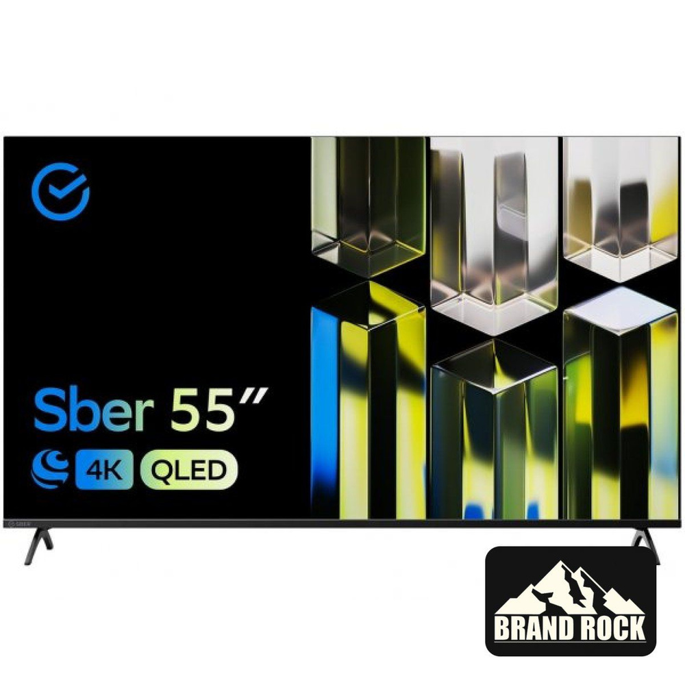 Sber Телевизор 55UQ5230T 55" 4K UHD, серый #1