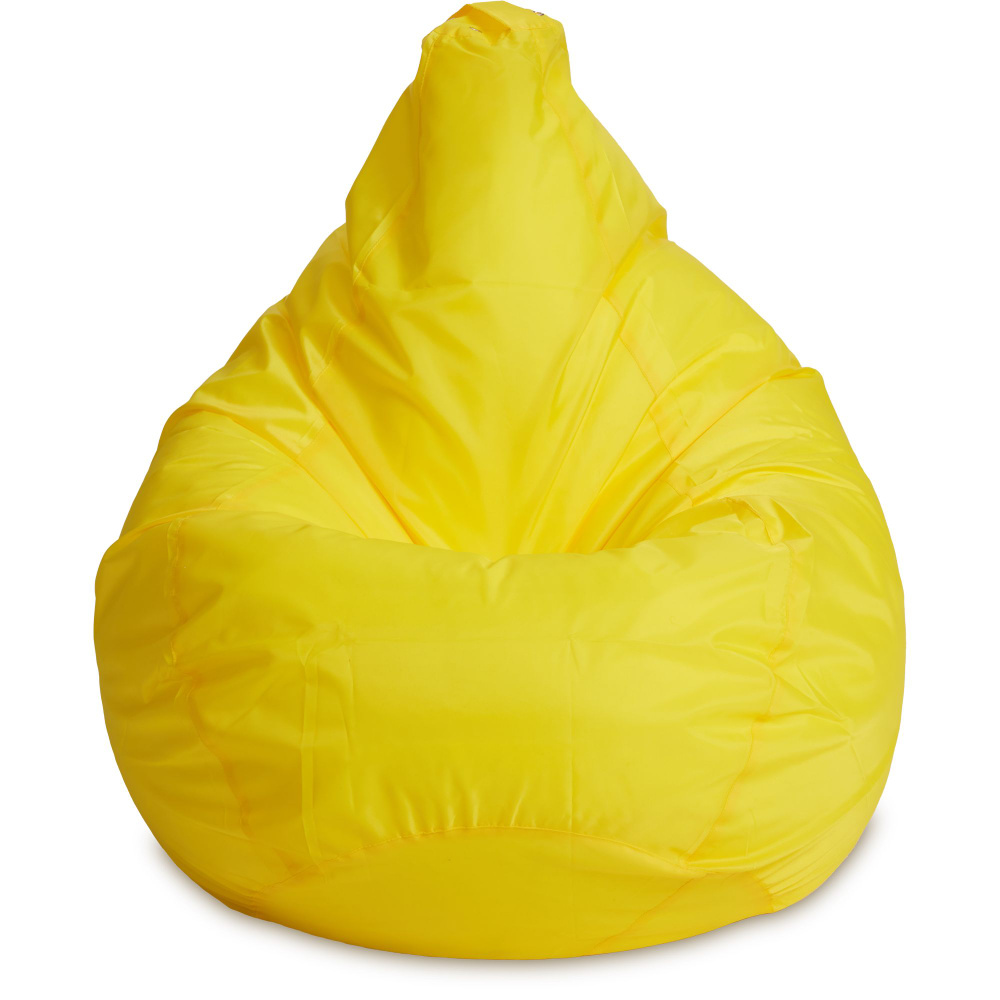 Пуффбери Кресло-мешок Груша, Оксфорд, Размер XL,желтый #1