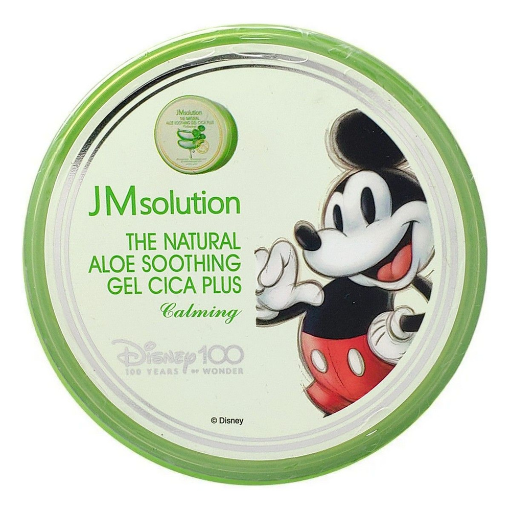 JMsolution Успокаивающий гель для лица и тела с алоэ и центеллой / Disney100 Mickey The Natural Aloe #1