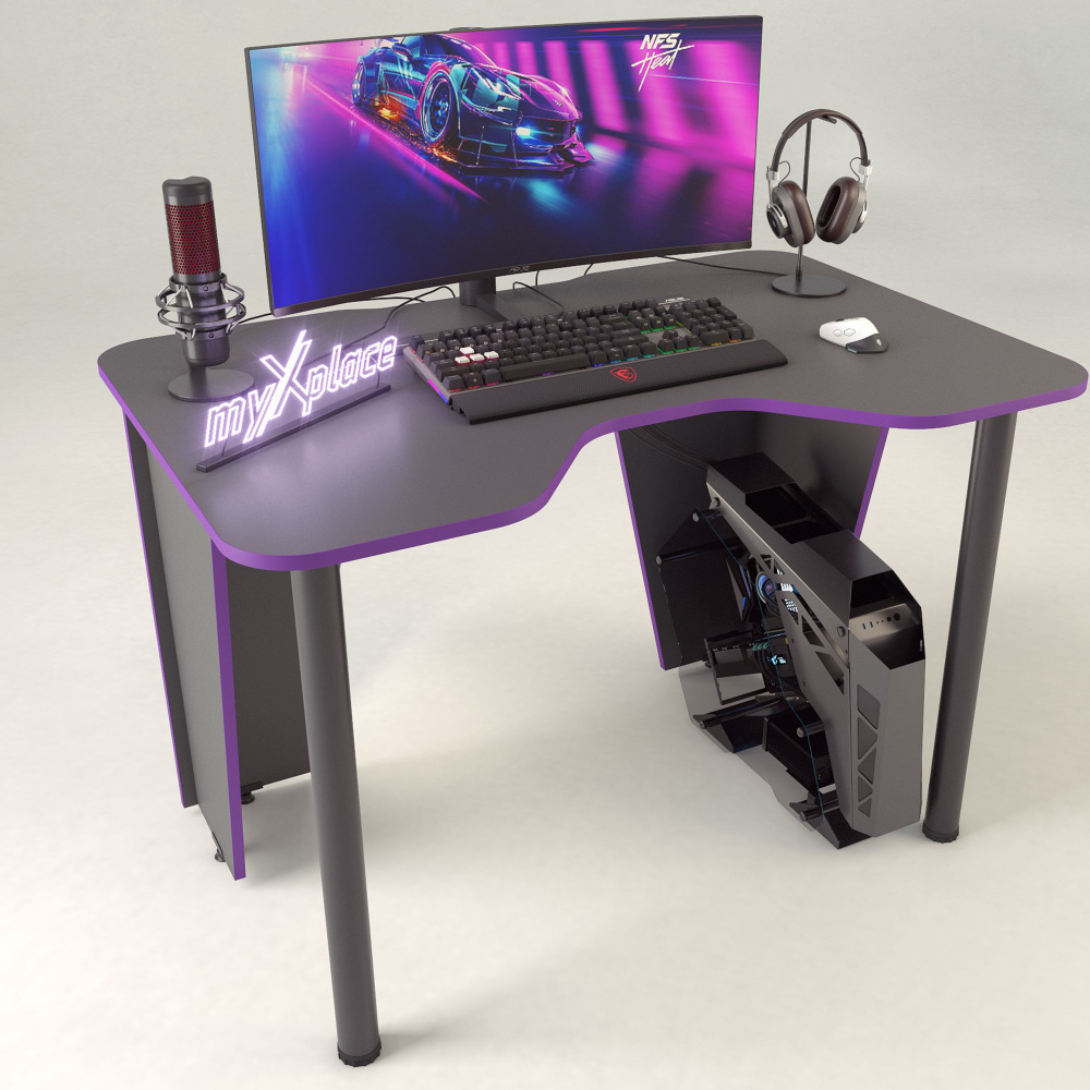 myXplace Игровой компьютерный стол Xplace 110, 110х72х75 см #1