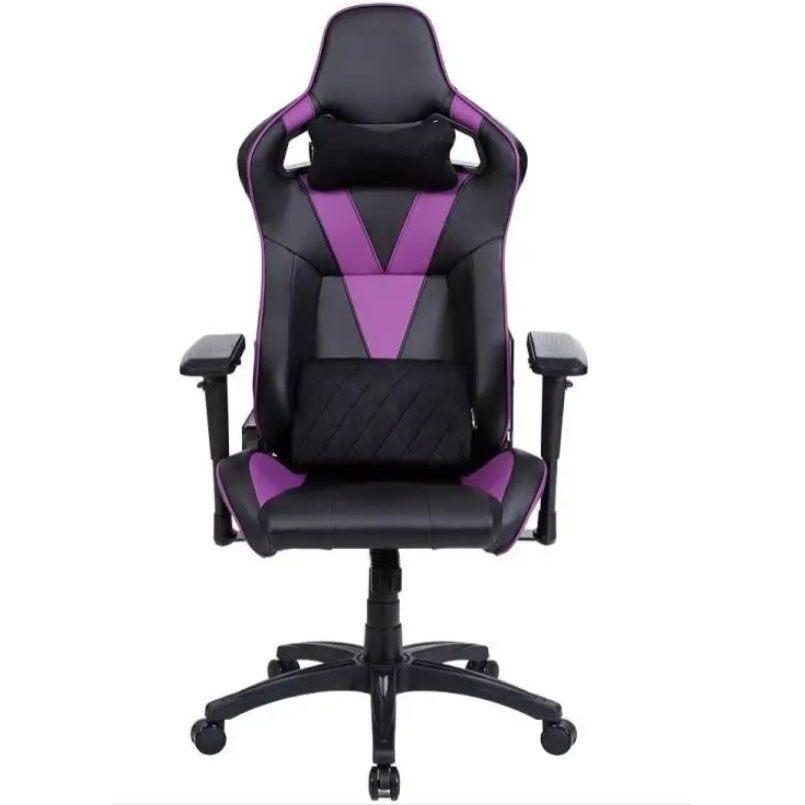 CyberZone Игровое компьютерное кресло, белое с черным 1 #1