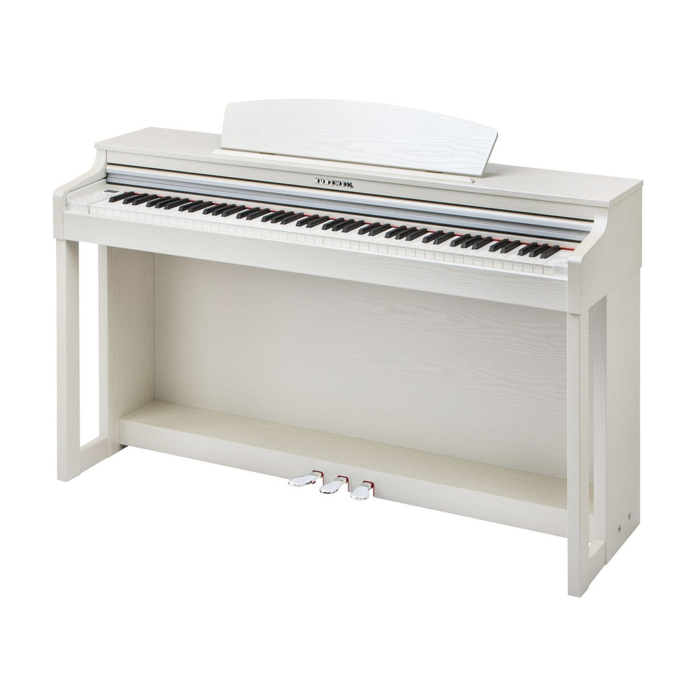 KURZWEIL M130W WH - цифр. пианино (2 места), банкетка, 88 молоточковых деревянных клавиш, полифония  #1