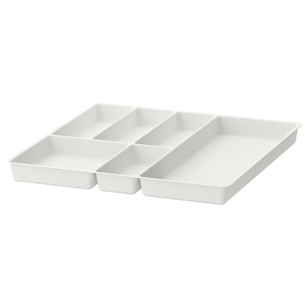 STODJA Лоток для столовых приборов IKEA, белый, 51x50 см (80367599) #1