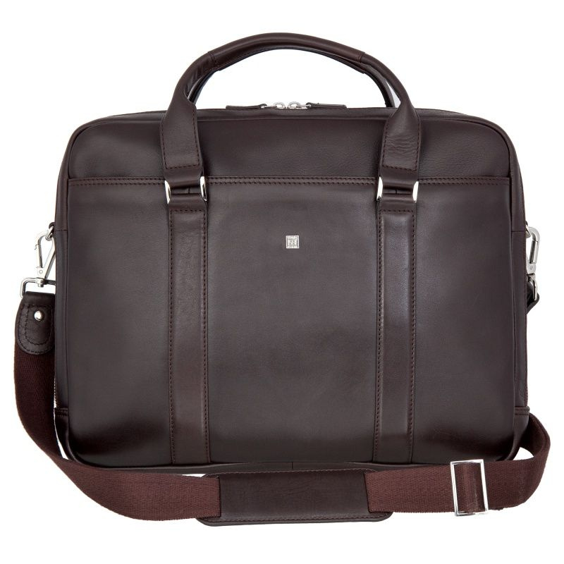 Бизнес-сумка, коричневая Sergio Belotti 6035 VT Genoa dark brown #1