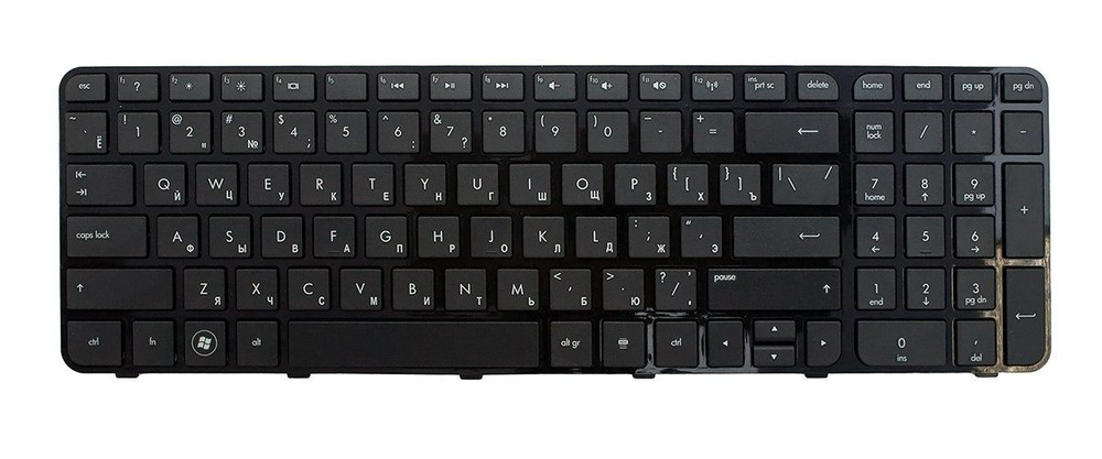 Клавиатура для ноутбука HP Pavilion G6-2204sr с рамкой #1