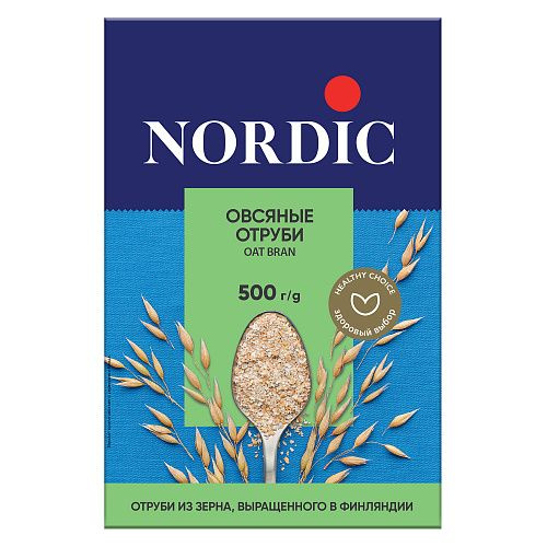 Nordic, Отруби овсяные, 500 грамм #1