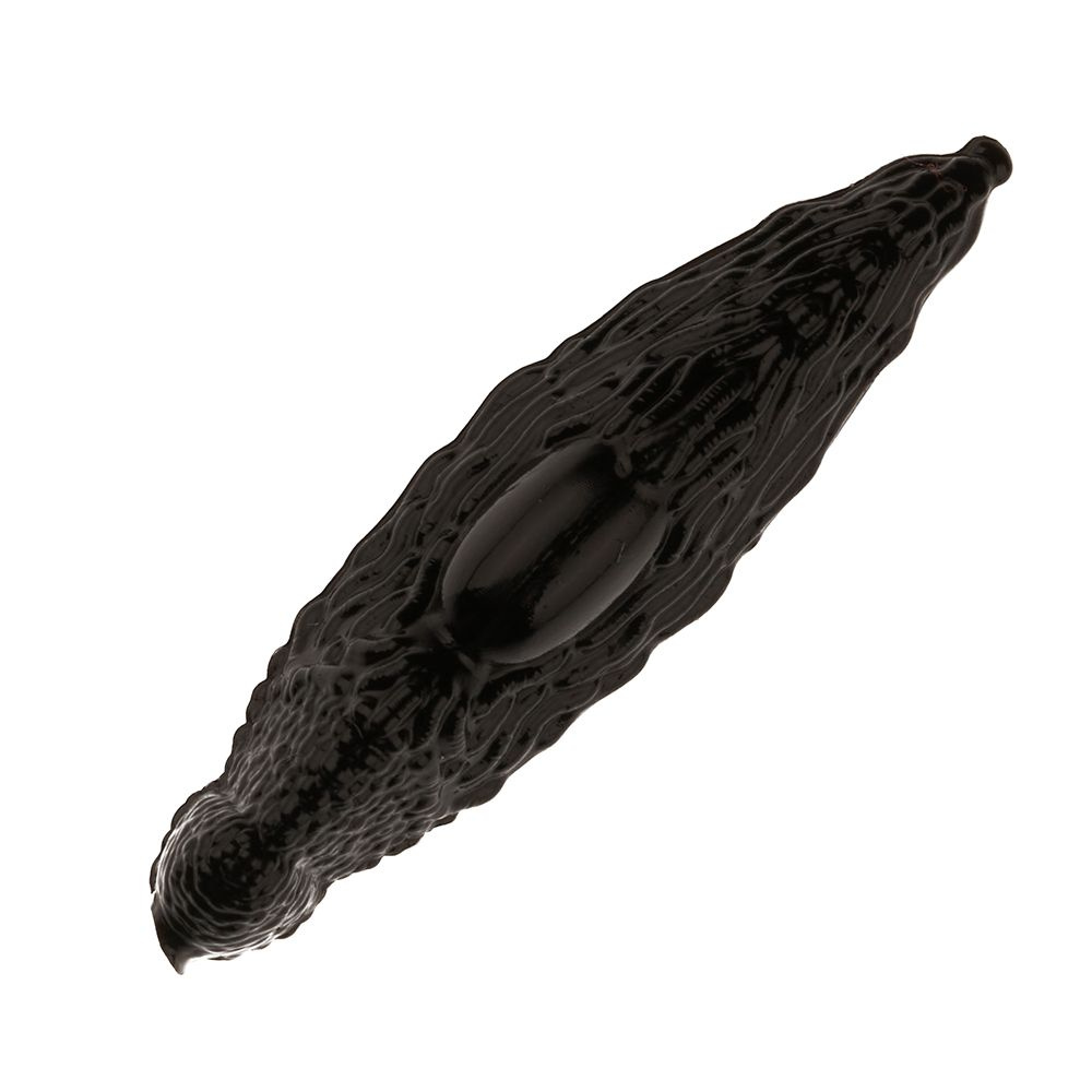 Силиконовая приманка для рыбалки Ojas Slizi 33мм Чеснок #Black Widow, личинка на щуку, окуня, судака #1