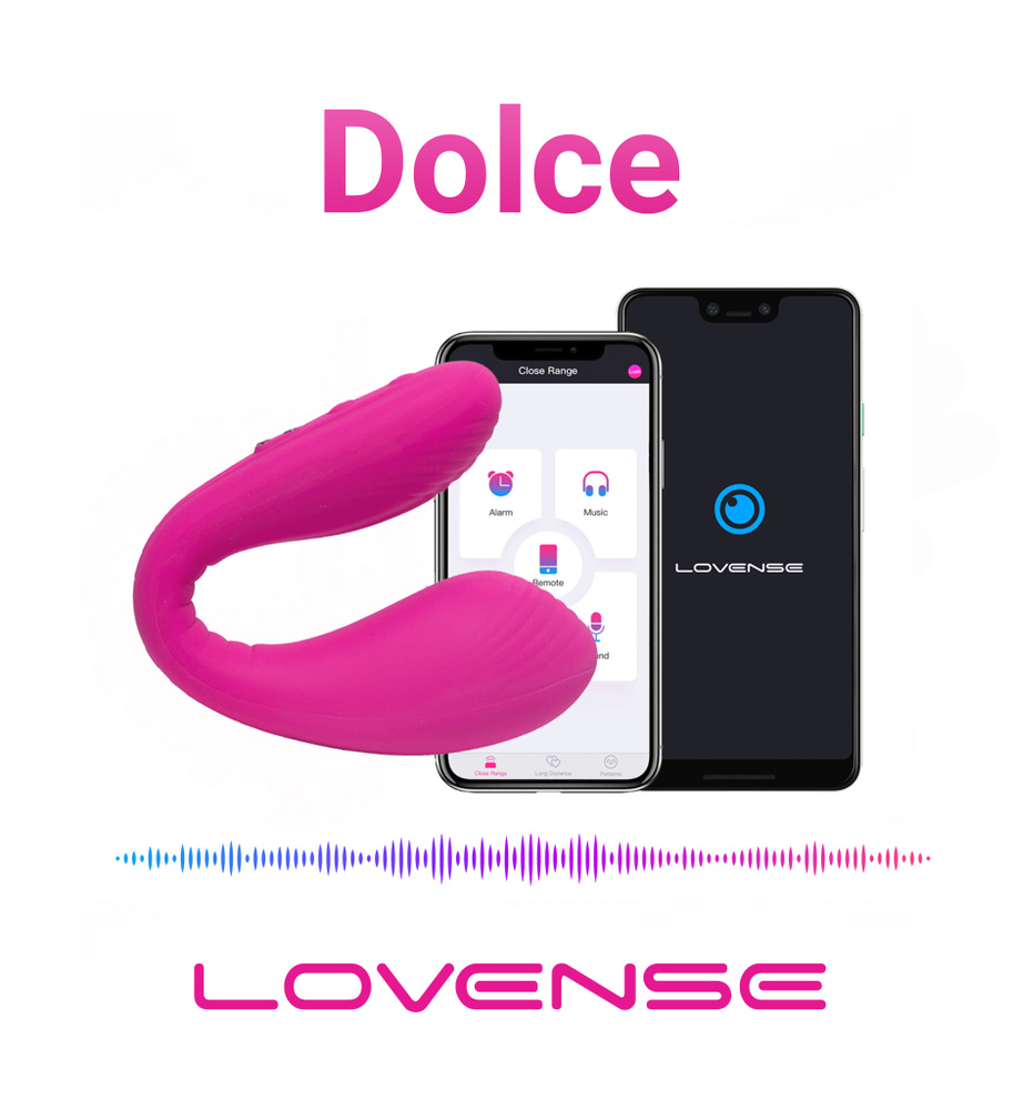 Lovense Dolce - виброяйцо с двойной стимуляцией, с управлением смартфоном  #1