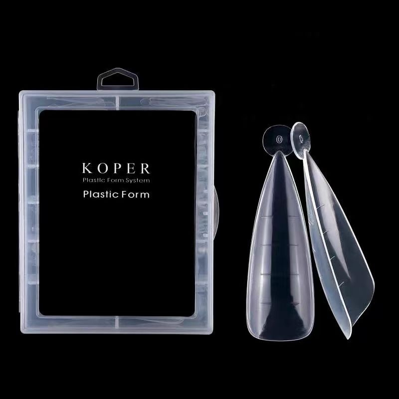 KOPER Верхние формы для наращивания ногтей, форма миндаль , 120шт.  #1