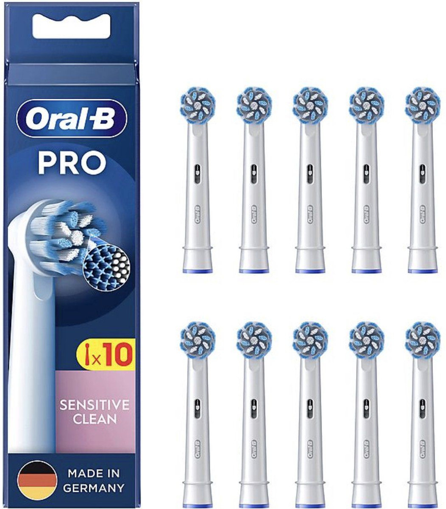 Насадка для зубной щётки Oral-B Pro Sensitive Clean, 10 шт (EB60RX-10) #1