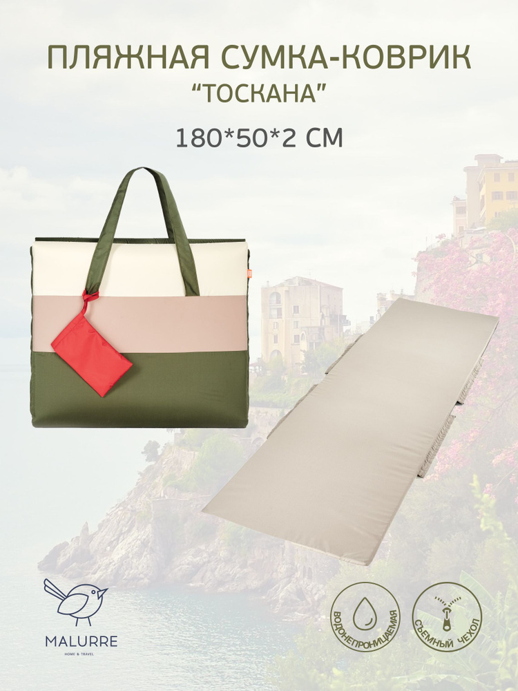 Пляжная сумка-матрас Malurre, 180*50*2 см #1