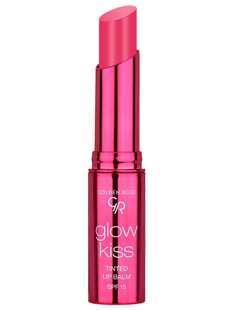 Golden Rose Бальзам-тинт для губ Glow Kiss Tinted Lip Balm, тон 03 Berry Pink #1
