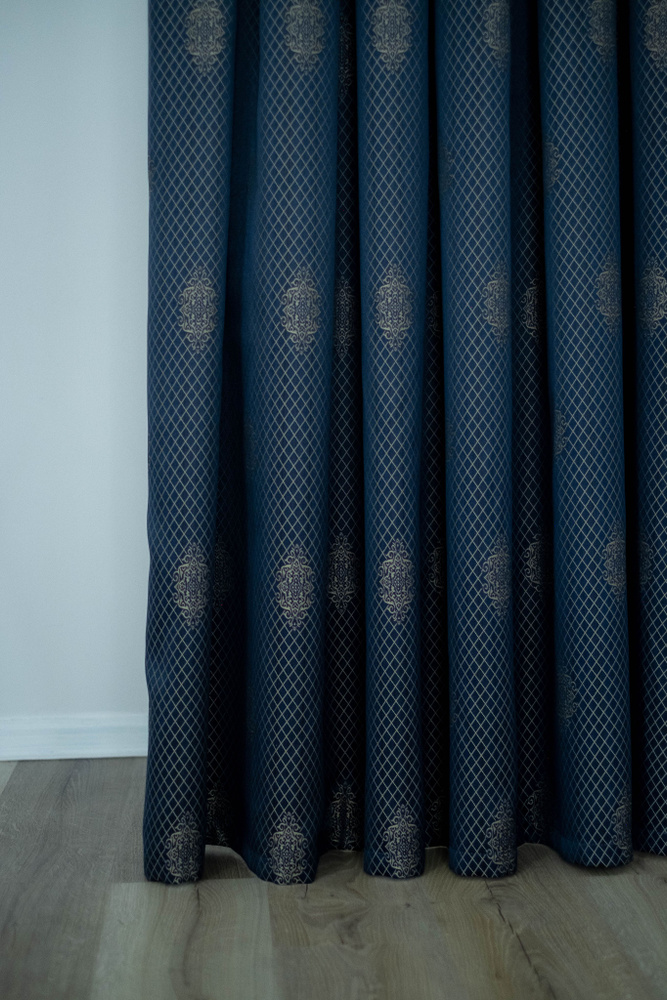 Шторы интерьерный Saita Fabric комплект 2 шт размер 140х270 см #1