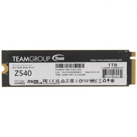 Teamgroup 1 ТБ Внутренний SSD-диск T-FORCE CARDEA Z540 (TM8FF1001T0C129) #1