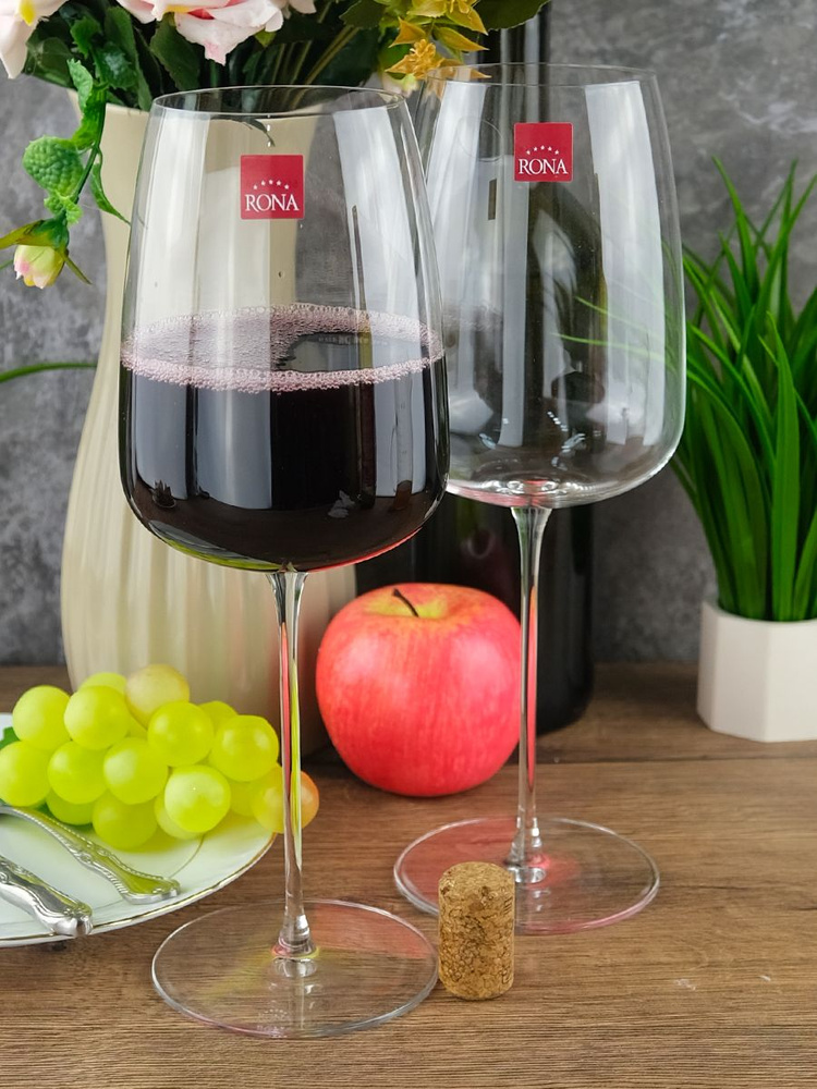 Набор бокалов для вина ORBITAL из хрустального стекла 770 мл REPAST&RONA 2 шт.  #1