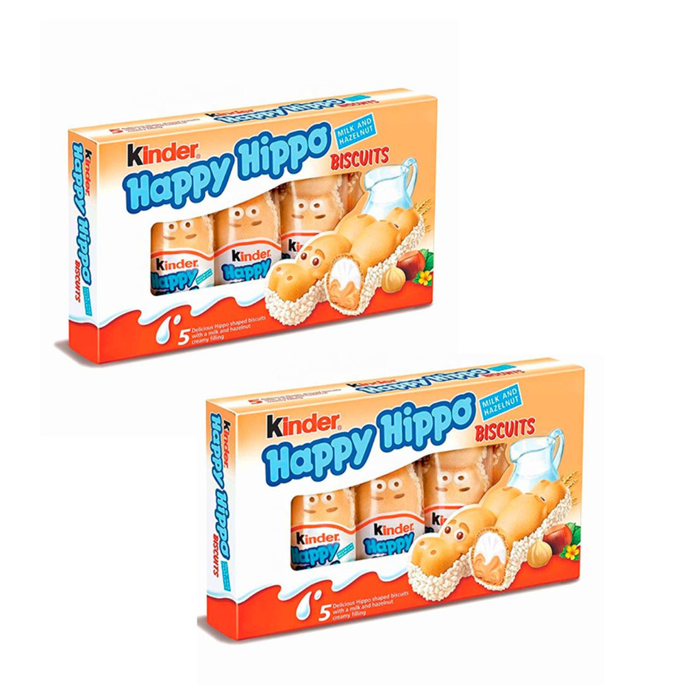 Kinder Happy Hippo Hazelnut 103,5 гр х 2шт (Германия) #1