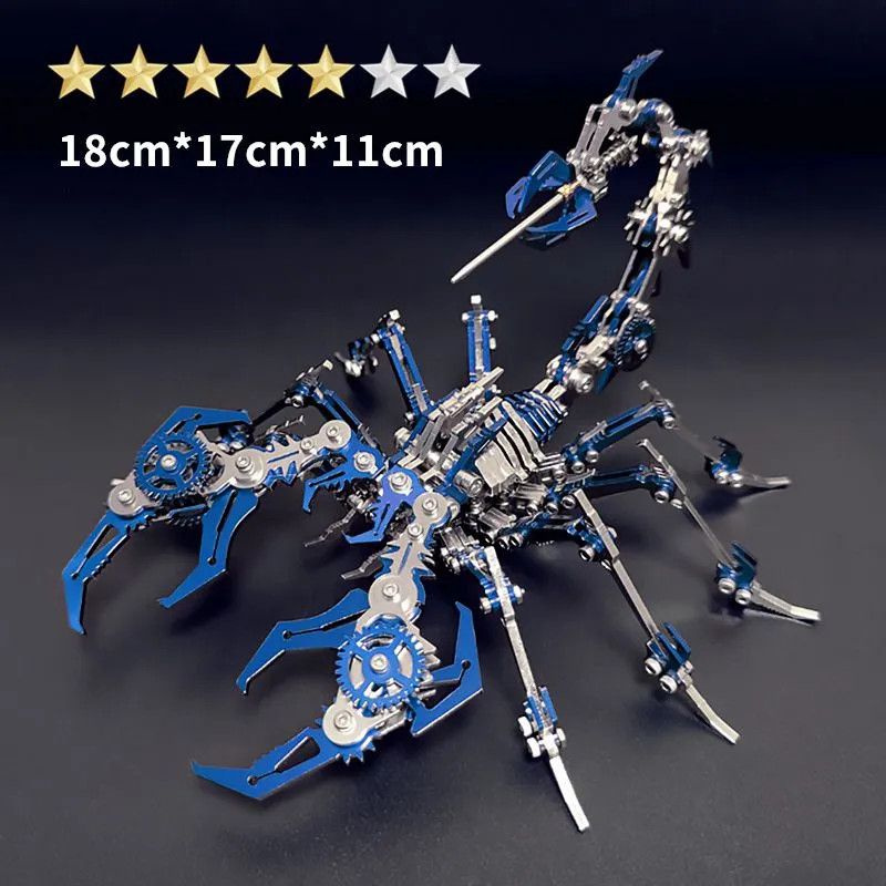 Сборная металлическая модель "Король скорпионов" Blue Plus Cyberpunk DIY  #1