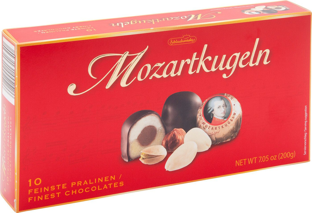 Конфеты Schluckwerder Моцарт шоколадные, 200г х 2 штуки #1