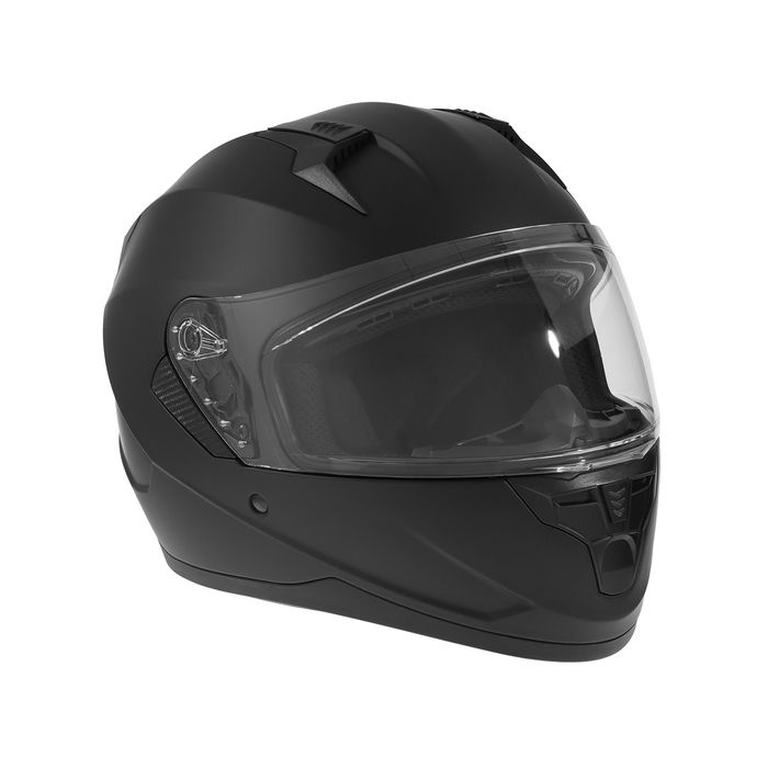 Шлем интеграл с двумя визорами, размер XXL, модель BLD-M67E, черный матовый  #1