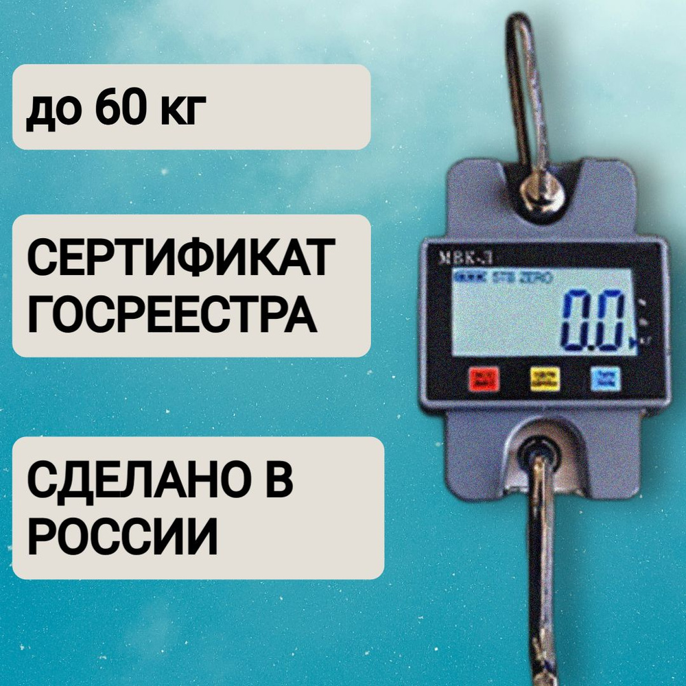 Весы крановые Мир Весов МВК-Л-60 до 60 кг #1