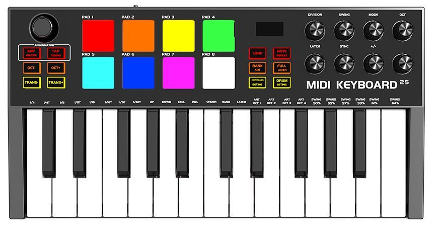 MIDI-клавиатура Xiaomi 25 Keys MIDI Keyboard MD03 #1