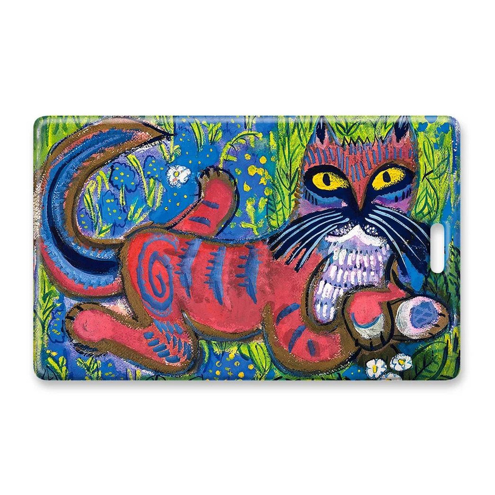 Обложка на проездной с фрагментом иллюстрации Т.Мавриной "Весенний кот", Футляр для пластиковых карт, #1