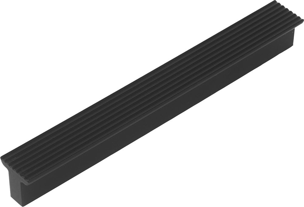 Ручка-скоба мебельная C-21 96 мм цвет черный матовый #1