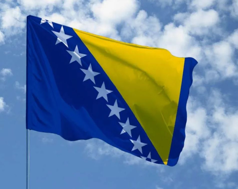 Флаг Боснии и Герцеговины 40х60 см #1