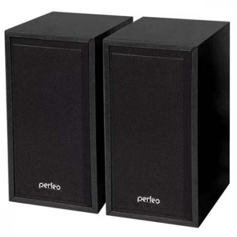 Колонки 2.0 PERFEO Cabinet (PF_4327) черные - 6 Вт, питание от порта USB  #1