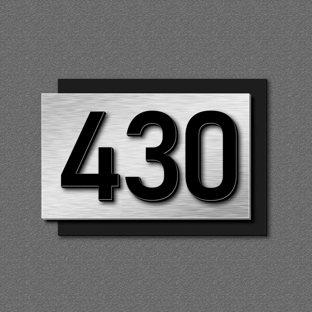 Цифры на дверь, табличка с номером 430 #1
